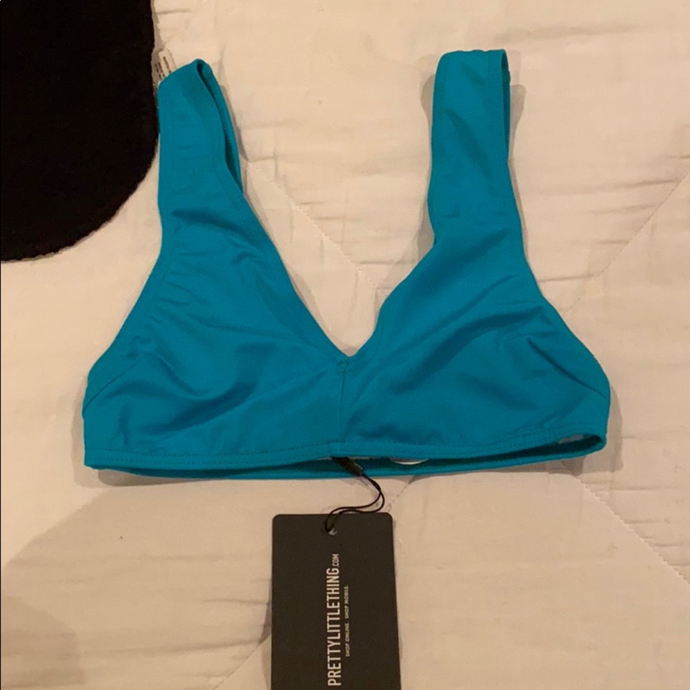 turquoise bikini top